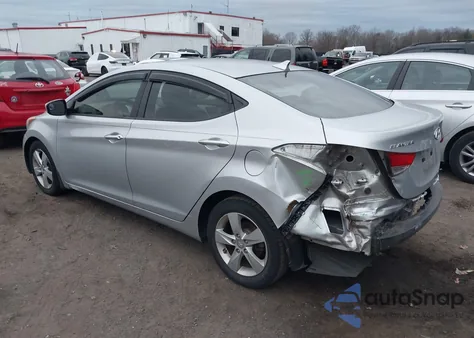 2013 Hyundai Elantra Gls z USA, uszkodzony, nr VIN 5NPDH4AE5DH394423